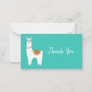 Carte De Correspondance Funy Alpaca llama drama cute animal