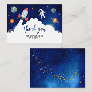 Carte De Correspondance Galaxie spatiale étoile merci