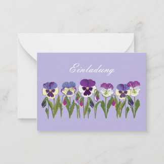 Carte De Correspondance Gartenfest 