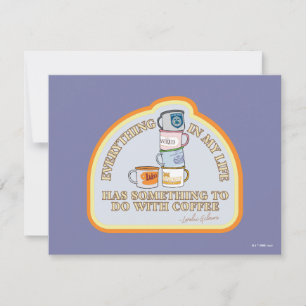 Carte De Correspondance Gilmore Girls   Graphique des devis de café
