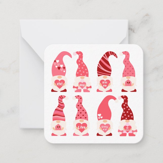 Carte De Correspondance Gnomes d'amour (Devant)