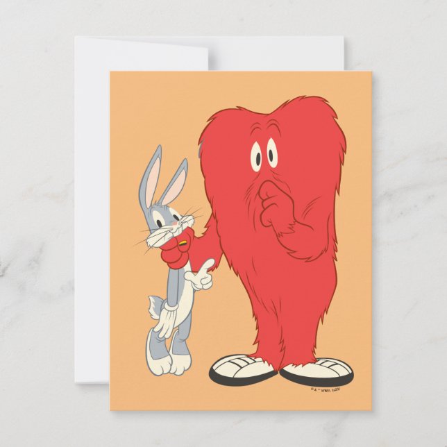 Carte De Correspondance Gossamer Holding BUGS BUNNY™ (Devant)