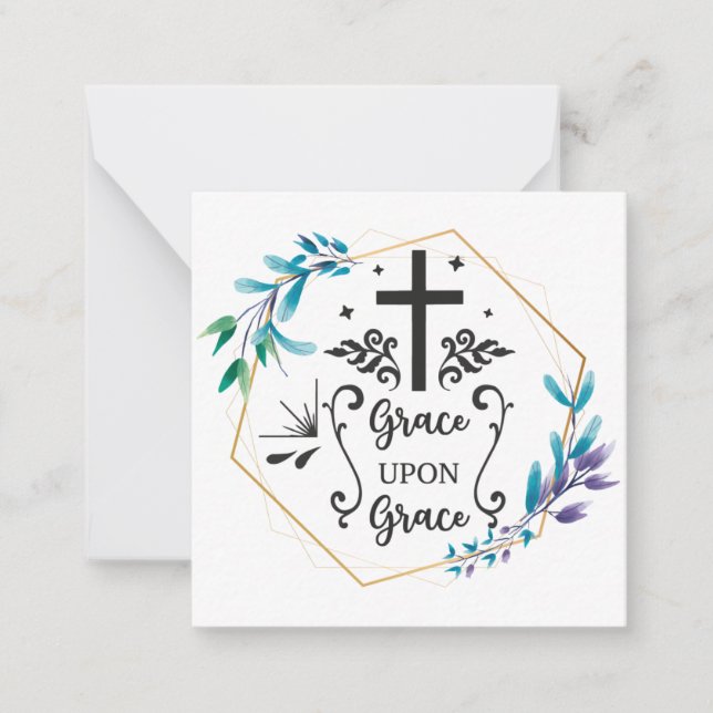 Carte De Correspondance Grace sur grâce (Devant)