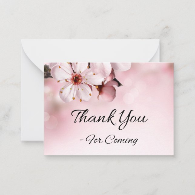Carte De Correspondance "Gratitude en fleurs" (Devant)