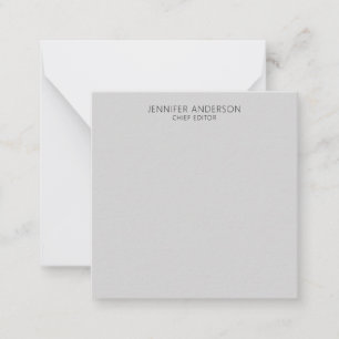 Carte De Correspondance Gris Clair Moderne Minimaliste Professionnel