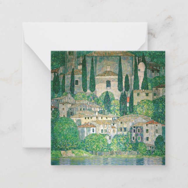Carte De Correspondance Gustav Klimt - Église à Cassone (Devant)