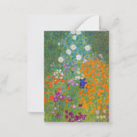 Gustav Klimt - Jardin des fleurs