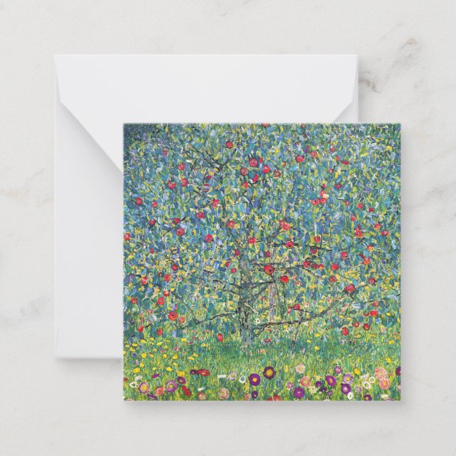 Carte De Correspondance Gustav Klimt - Pommier (Devant)