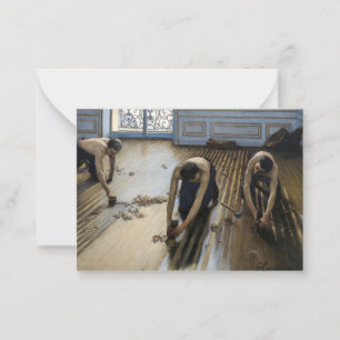 Carte De Correspondance Gustave Caillebotte - Les Raboteurs de parquet