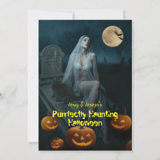 Carte De Correspondance Halloween parfaitement hanté