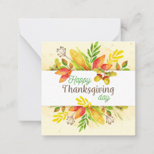 Carte De Correspondance Happy Thanksgiving