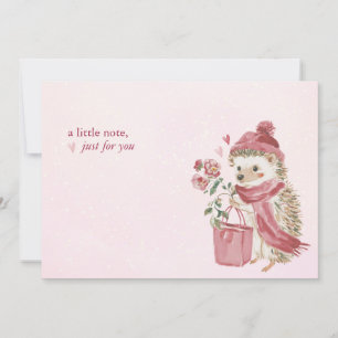 Carte De Correspondance Hearthlight Notes Un Peu D'Amour Romantique Hiver