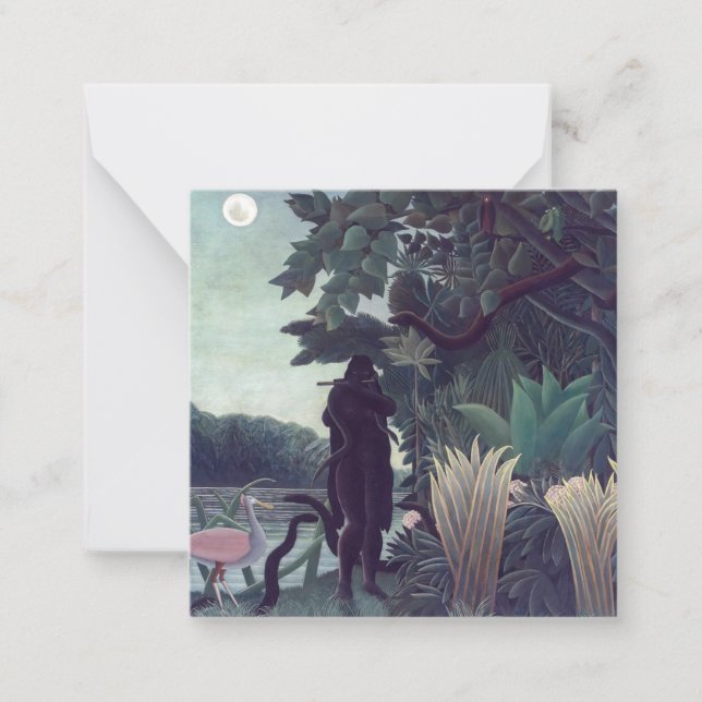 Carte De Correspondance Henri Rousseau - Le Charmeur Des Serpents (Devant)