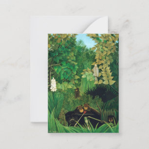 Carte De Correspondance Henri Rousseau - Les Joyeux Jesters
