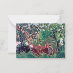 Carte De Correspondance Henri Rousseau - Paysage Exotique