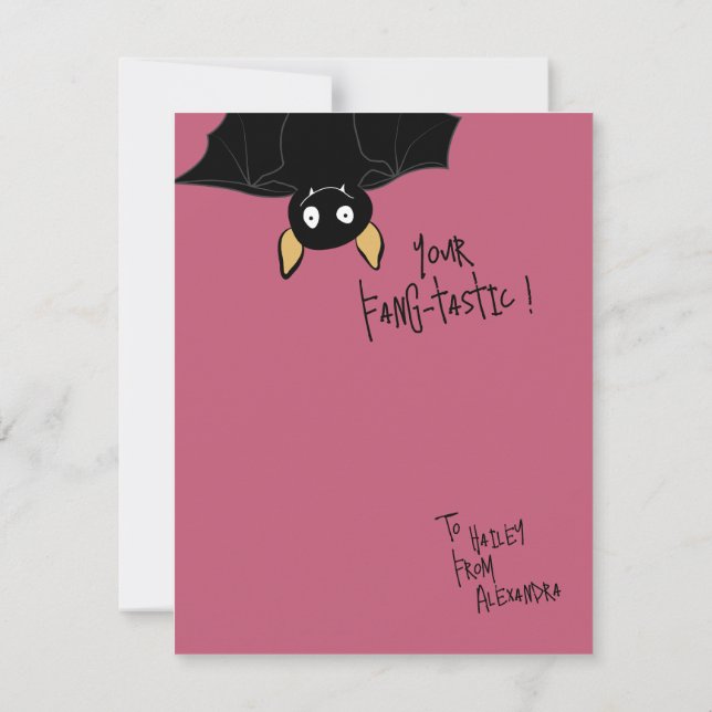 Carte De Correspondance Heureuse Sainte-Valentin | Votre Fangtastic | Jeu  (Dos)