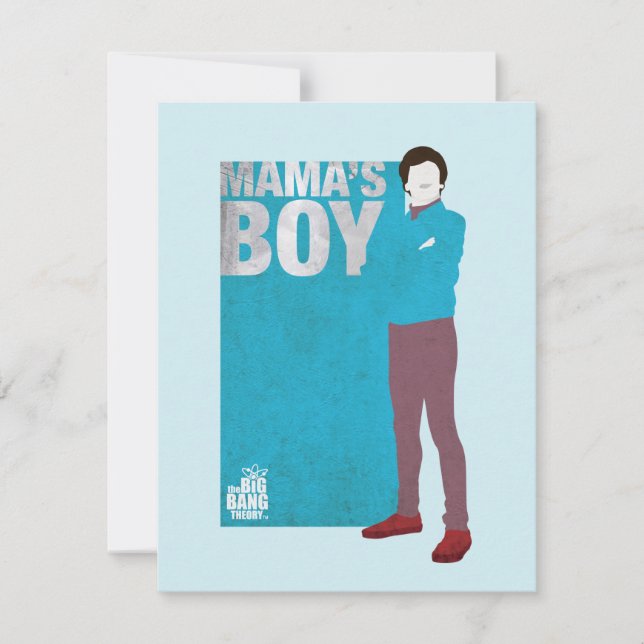 Carte De Correspondance Howard | Le garçon de maman (Devant)