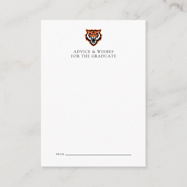 Carte De Correspondance Idaho State University Bengals Spirit Design (Devant)