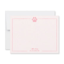 Impression de patte en vichy rose bébé enfants per