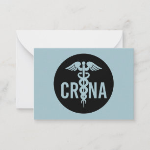 Carte De Correspondance Infirmière anesthésiste certifiée CRNA