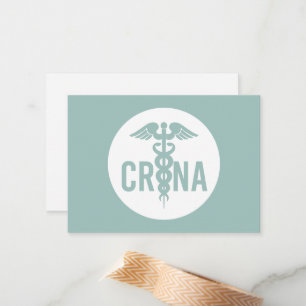 Carte De Correspondance Infirmière certifiée CRNA Infirmière certifiée Ane