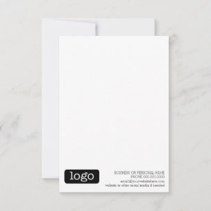 Carte De Correspondance Informations de contact sur le logo Office ou Busi