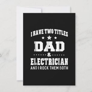 Carte De Correspondance J'ai Deux Titres Papa & Idée Cadeaux Pour Hommes É
