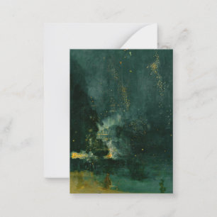 Carte De Correspondance James Whistler - Nocturne en noir et or
