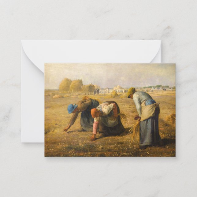 Carte De Correspondance Jean-François Millet - Les Gleaners (Devant)