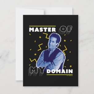 Carte De Correspondance Jerry Seinfeld Master of My Domain