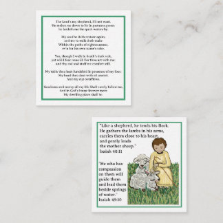 Carte De Correspondance Jésus enfant Bon Pasteur