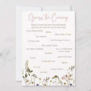 Carte De Correspondance Jeu de Baby Shower