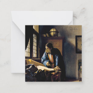 Carte De Correspondance Johannes Vermeer - Le géographe