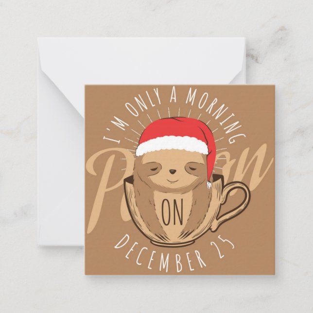 Carte De Correspondance Jolie fleur de Noël (Devant)