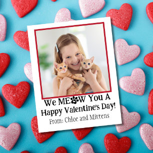 Carte De Correspondance Jolie Photo de Chat Rouge pour Enfants pour la Sai