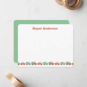 Carte De Correspondance Jouets Jouets amusants transport rétro mignon Merc