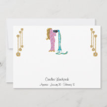 Joyaux perles et or avec signe Zodiaque Aquarius