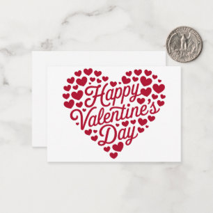 Carte De Correspondance Joyeuse Saint-Valentin Saint-Valentin Amour Coeur