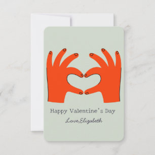 Carte De Correspondance joyeuses valentines Jour Funny Rouge