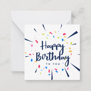 Carte De Correspondance Joyeux anniversaire