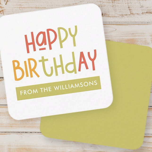 Carte De Correspondance Joyeux Anniversaire Preppy Jouer Amusant Salutatio (Créateur téléchargé)