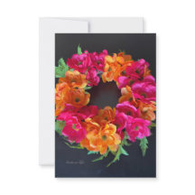 Joyeux Jours - Rose & Orange Floral Wreath