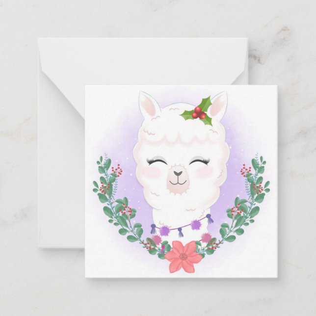 Carte De Correspondance Joyeux Noël (Devant)