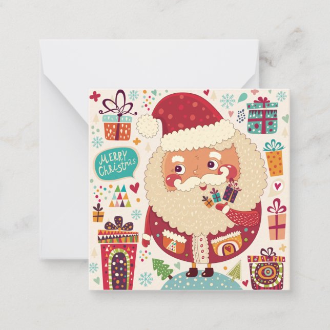 Carte De Correspondance Joyeux Noël (Devant)