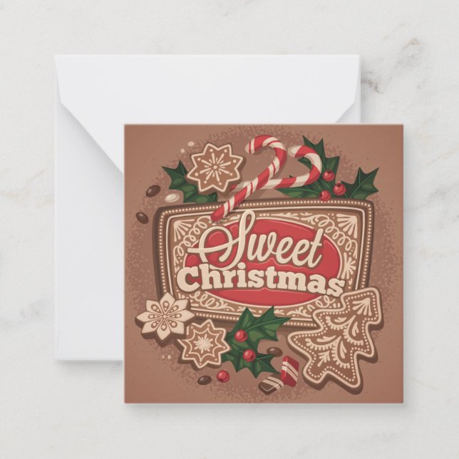 Carte De Correspondance Joyeux Noël (Devant)
