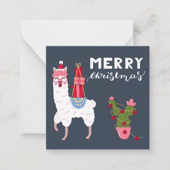 Carte De Correspondance Joyeux Noël (Devant)
