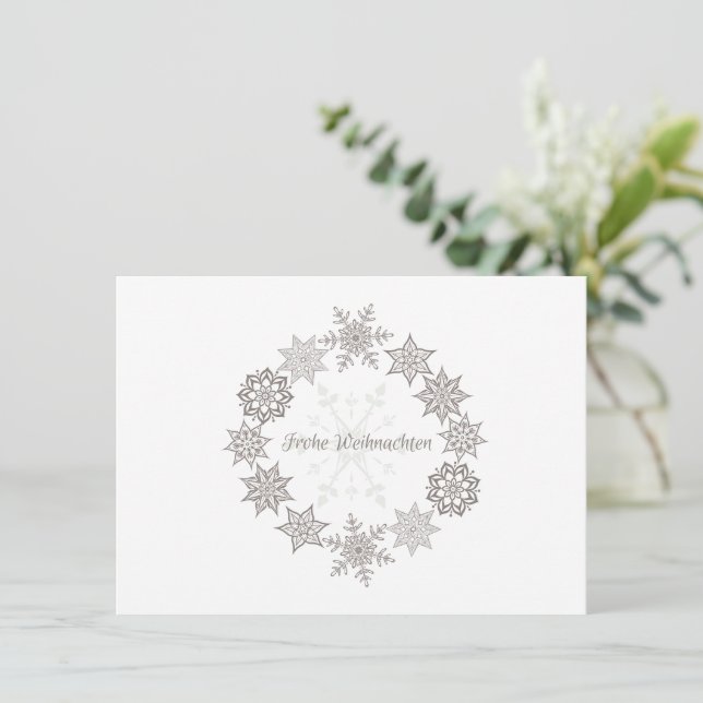 Carte De Correspondance Joyeux Noël  (Debout devant)