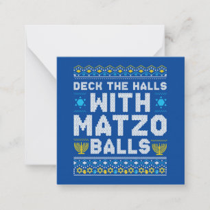 Carte De Correspondance Joyeux Noël juif Chrismukkah Hanoukka