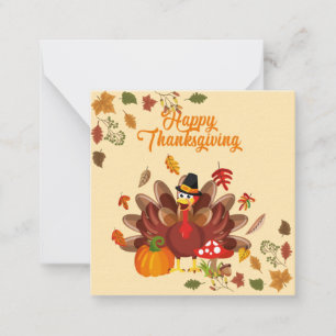 Carte De Correspondance Joyeux Thanksgiving