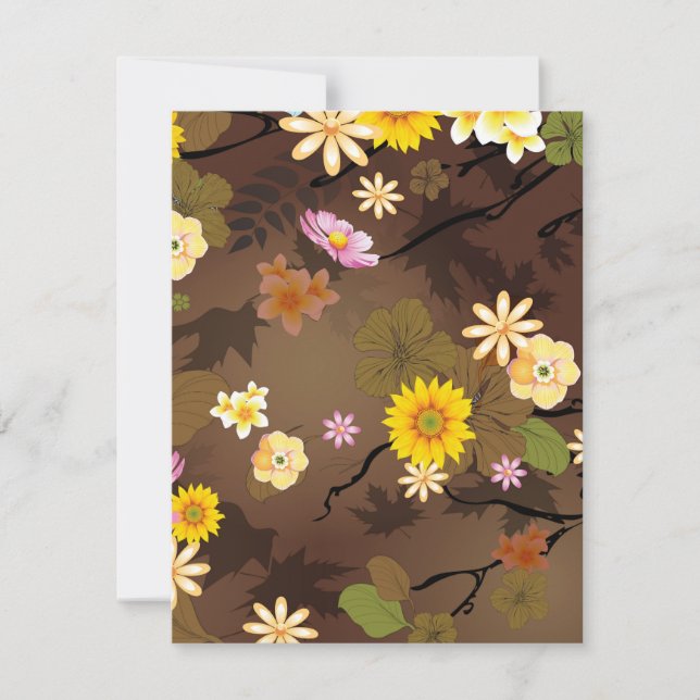 Carte De Correspondance Jungle imaginaire 3 (Devant)